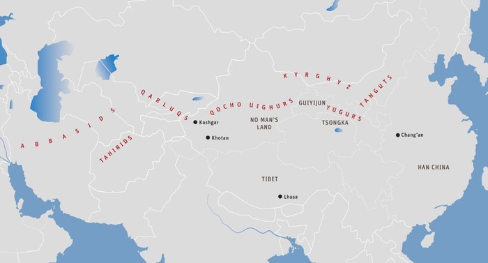 Map 21: Central Asia, Mid-Ninth Century