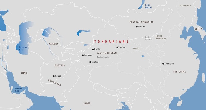 الخريطة السادسة عشرة: منغوليا في عهدها المبكر